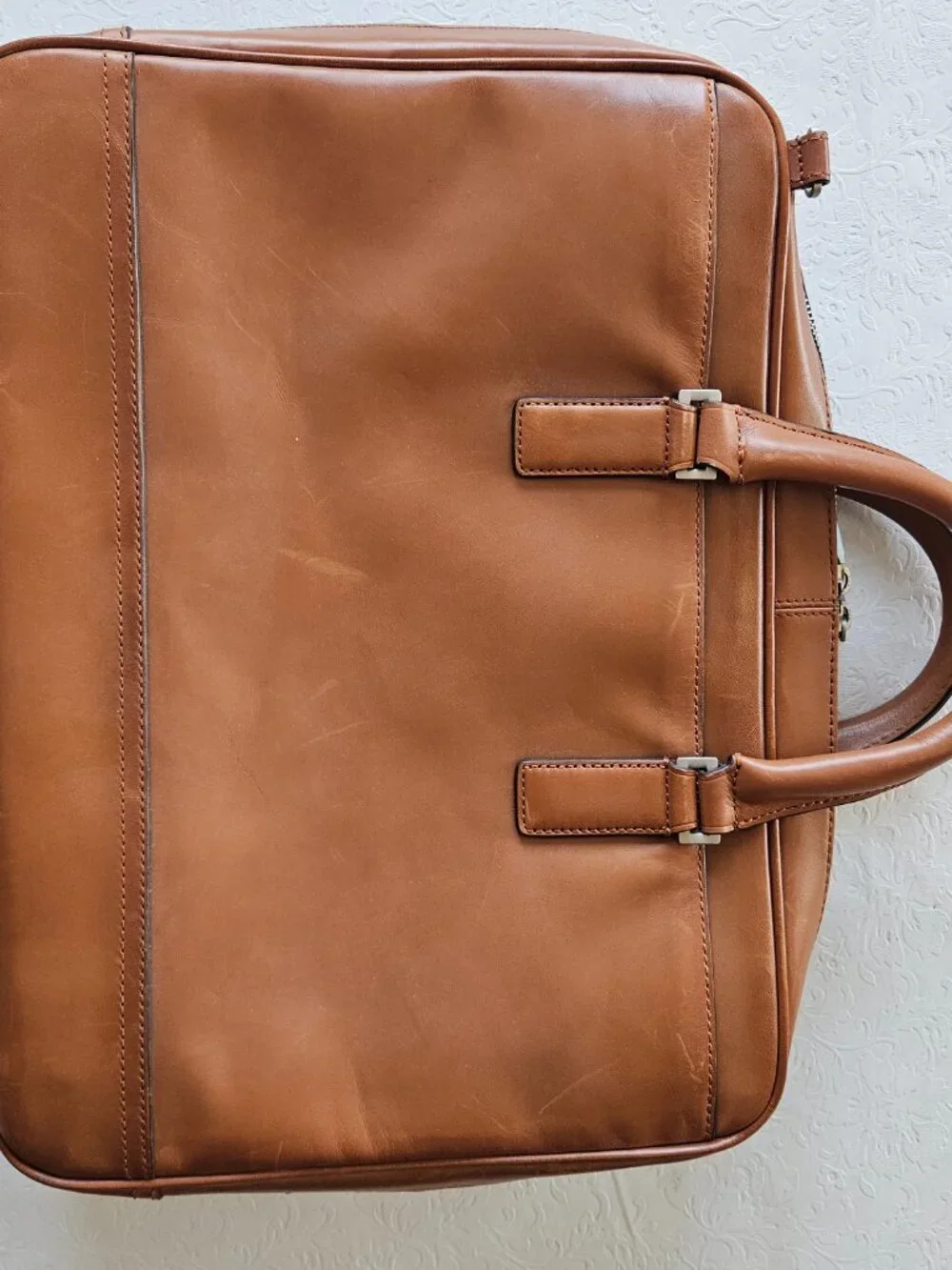 JACK SPADE Fulton Leather Darrow Briefcase